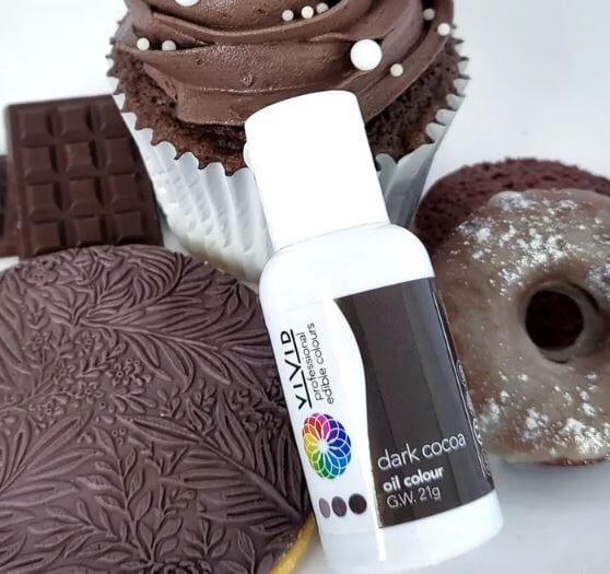 Vivid Dark Cocoa Oil Colour Food Colouring The Cooks Kitchen 