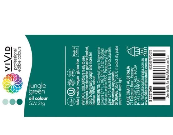 Vivid Jungle Green Oil Colour Food Colouring The Cooks Kitchen 