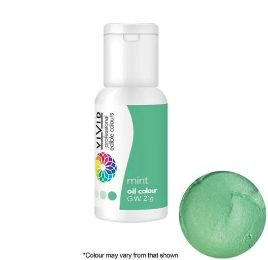 Vivid Oil Colour 21g - Mint Food Colouring The Cooks Kitchen 
