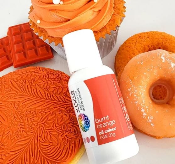 Vivid Burnt Orange Oil Colour Food Colouring The Cooks Kitchen 