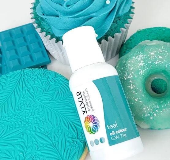 Vivid Teal Oil Colour Food Colouring The Cooks Kitchen 