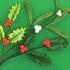 Cake Craft - Silicone Mould - Christmas Holly & Berries Silicone Moulds The Cooks Kitchen 