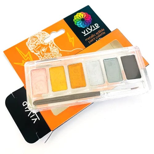 Vivid Metallic Paint Palette - Zeus Dusts and Powders The Cooks Kitchen 