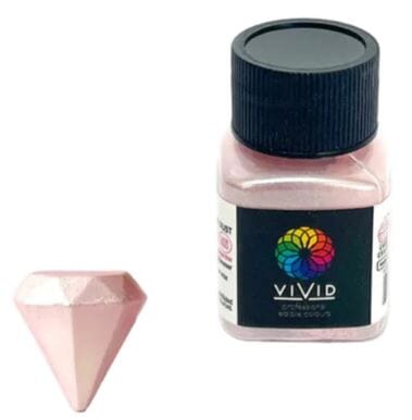 Vivid Edible Metallic Dust 10g - Blush Dusts and Powders The Cooks Kitchen 