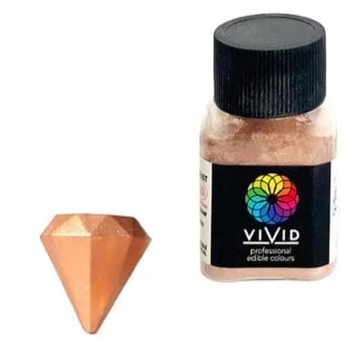 Vivid Edible Metallic Dust 10g - Champagne Dusts and Powders The Cooks Kitchen 