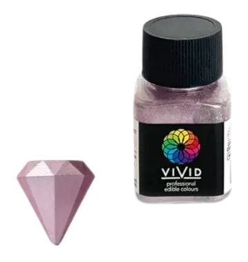Vivid Edible Metallic Dust 10g - Lilac Dusts and Powders The Cooks Kitchen 