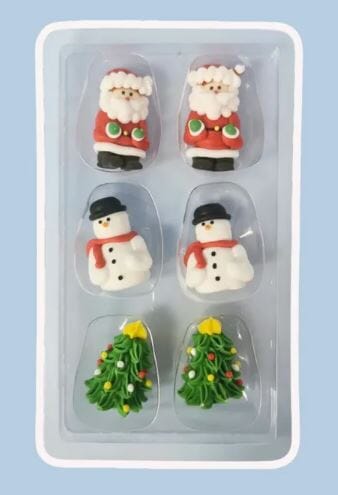 Cake Craft Christmas Set 3d Figures Edible Decorations The Cooks Kitchen 