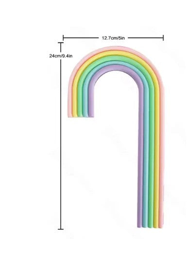 Cake Craft Wish - Pastel Rainbow Topper