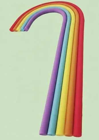 Cake Craft Wish - Bright Rainbow Cake Topper