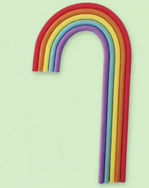 Cake Craft Wish - Bright Rainbow Cake Topper