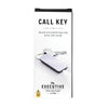 Call Key Keyring Silver 6.3x3x1.2cm
