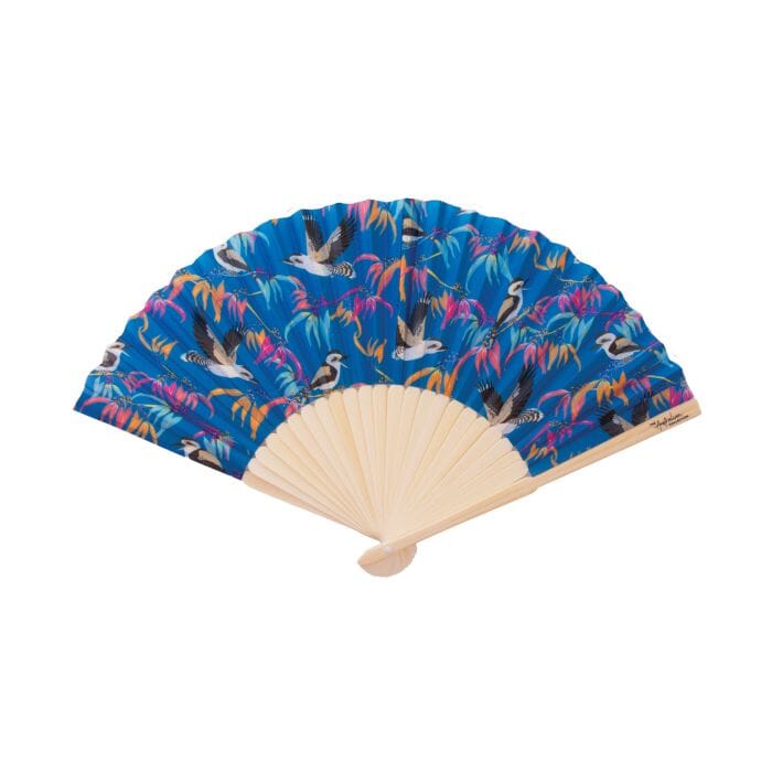 The Australian Collection Bamboo & Fabric Fans - Birds Miscellaneous The Cooks Kitchen 