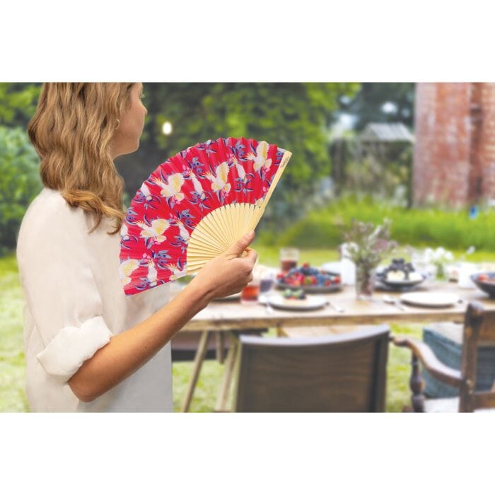 The Australian Collection Bamboo & Fabric Fans - Birds Miscellaneous The Cooks Kitchen 