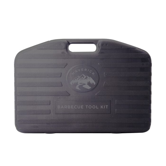 Maverick Bbq Tool Kit 18pcs In Hard Shell Case Black 44x8x30cm BBQ Accessories The Cooks Kitchen 