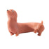 Discovery Zone Mini Stretchy Sausage Dog Brown 3.5x7x5.7cm Novelty Gifts The Cooks Kitchen 