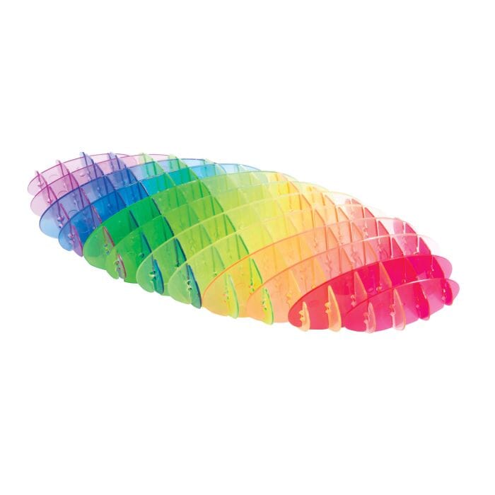 Discovery Zone Rainbow Neon Space Worm Multi-coloured 9x8.8x4.5cm Novelty Gifts The Cooks Kitchen 
