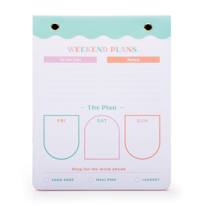 Isgift Happy Mondays Weekend Magnetic Planner 16.2x21.2x0.85cm Novelty Gifts The Cooks Kitchen 