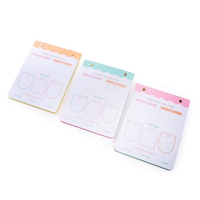 Isgift Happy Mondays Weekend Magnetic Planner 16.2x21.2x0.85cm Novelty Gifts The Cooks Kitchen 