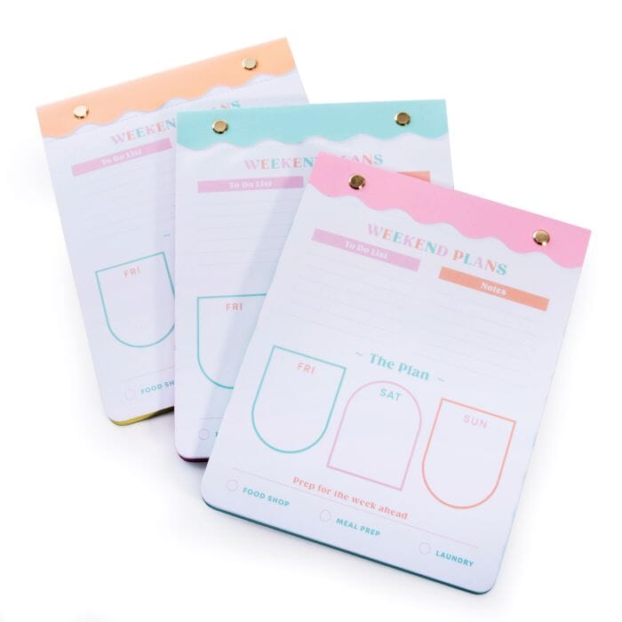 Isgift Happy Mondays Weekend Magnetic Planner 16.2x21.2x0.85cm Novelty Gifts The Cooks Kitchen 
