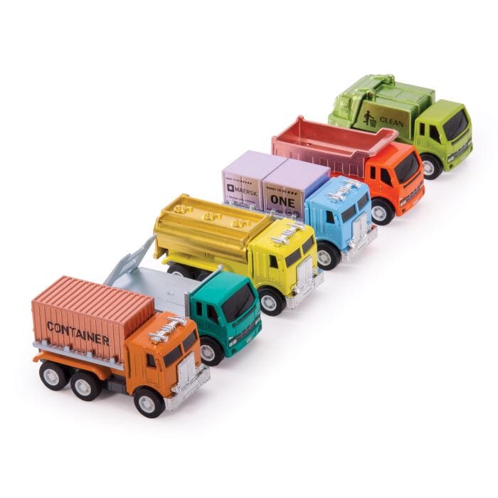 Discovery Zone Container Vehicles - Trucks Assorted 6.9x3.2x6cm Novelty Gifts The Cooks Kitchen 