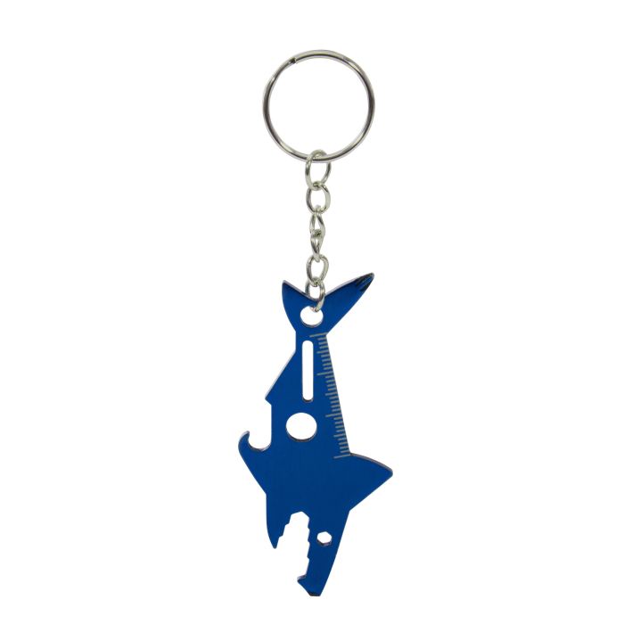 The Australian Collection 6 In 1 Shark Multi-tool Blue 8x3.6x0.2cm