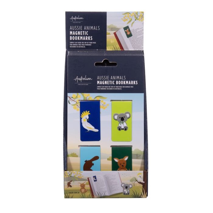 The Australian Collection Aussie Animals Magnetic Bookmarks 4pcs Set Miscellaneous The Cooks Kitchen 