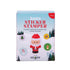 Discovery Zone Santa Sticker Stamper Red 5.5x5x10cm Novelty Gifts The Cooks Kitchen 
