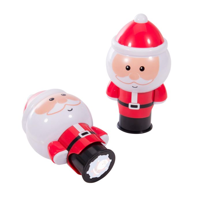 Discovery Zone Santa Sticker Stamper Red 5.5x5x10cm