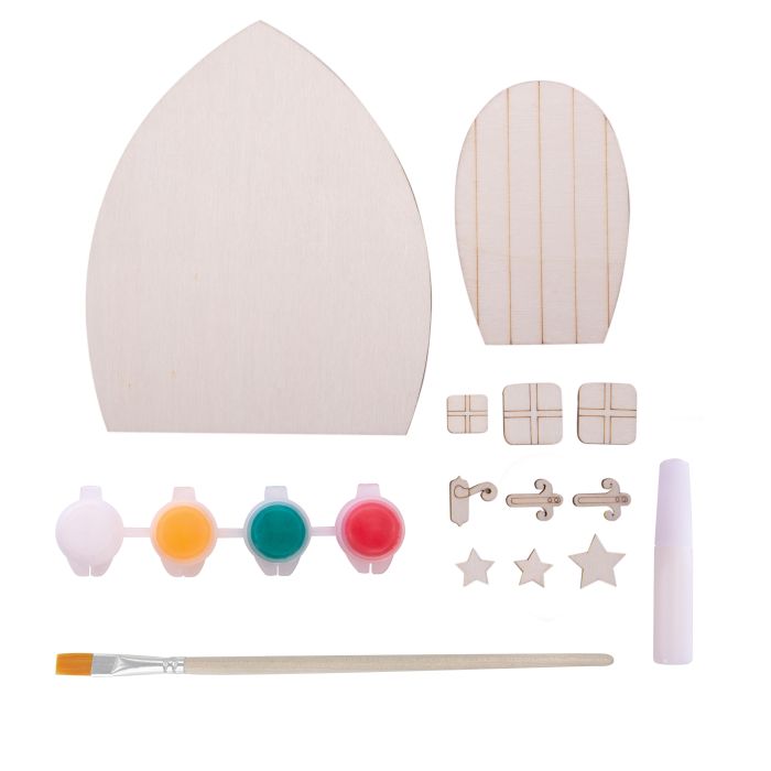 Discovery Zone Make Your Own Elf Door 2 Assorted 11x2x16.5cm
