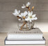 Rogue Mini Magnolia Sphere Vase 16cm White Artificial Plants The Cooks Kitchen 