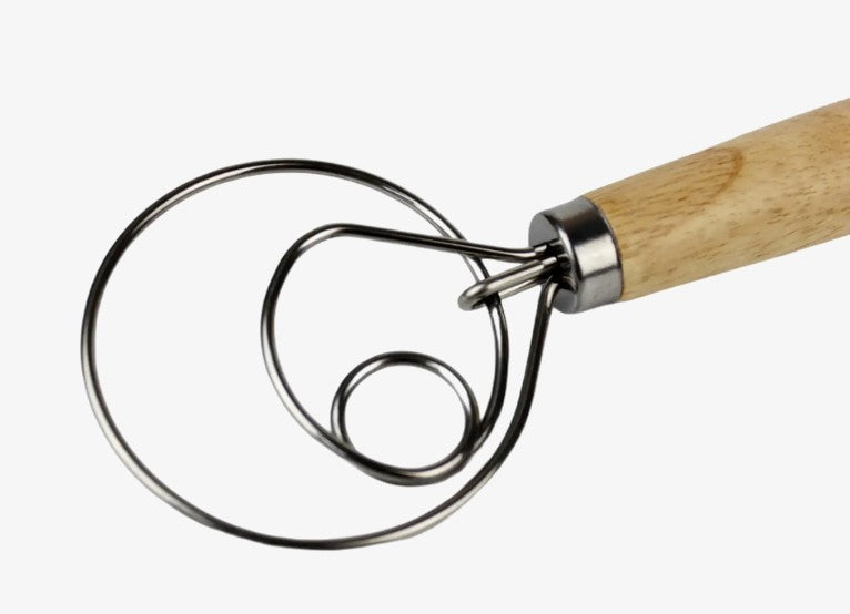 Brunswick Bakers Beech Wood Handle Danish Dough Whisk