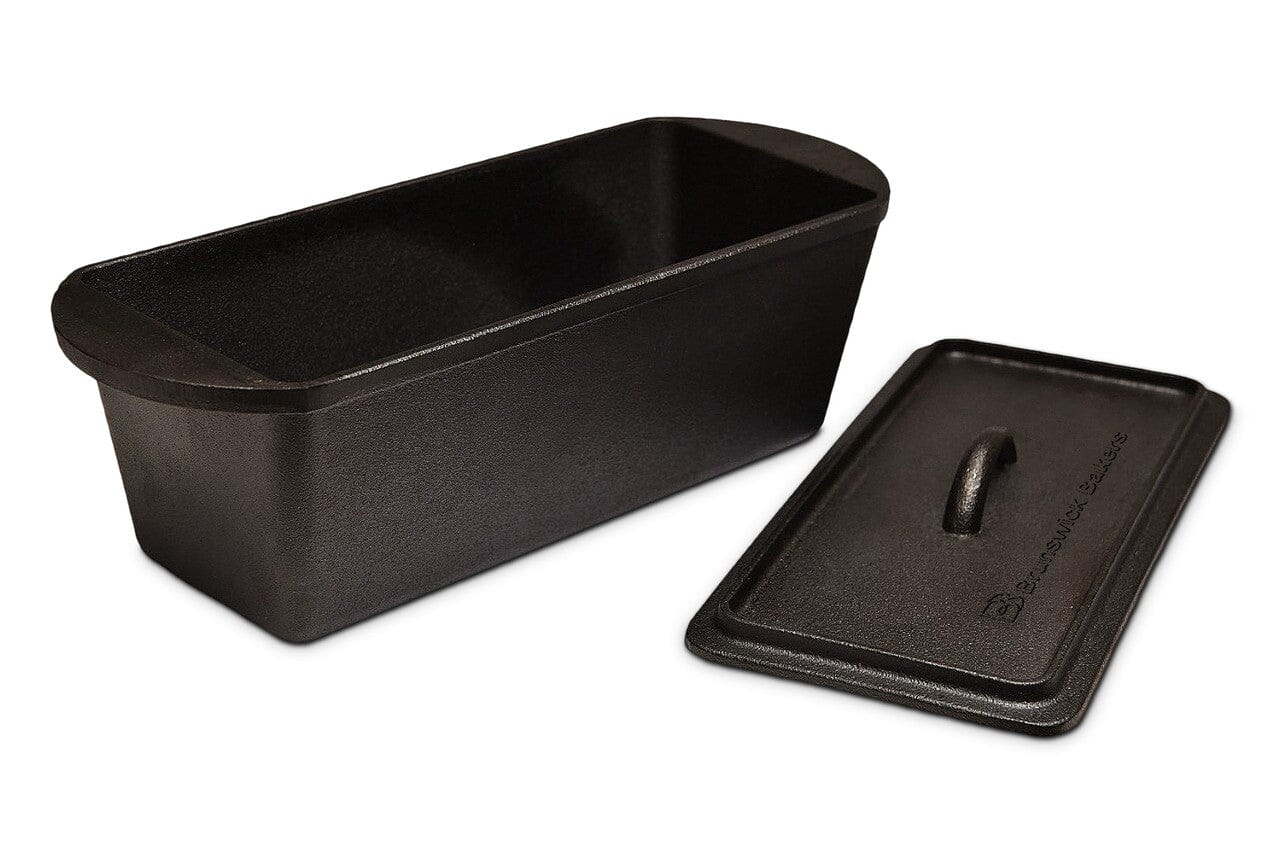 Brunswick Bakers Pre-seasoned Cast Iron Bread Loaf Baking Pan 35x13x11cm Pans The Cooks Kitchen 