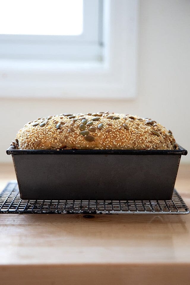 Brunswick Bakers Pre-seasoned Cast Iron Bread Loaf Baking Pan 35x13x11cm Pans The Cooks Kitchen 