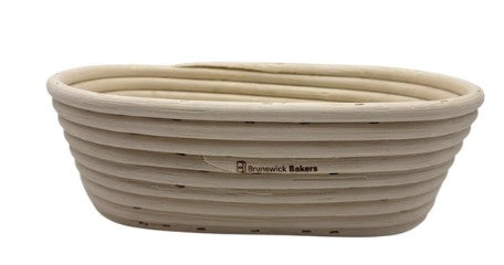 Brunswick Bakers 25cm Oval Banneton - Wheat