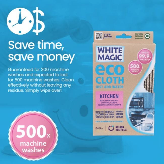 White Magic Eco Cloth Kitchen Cleaning Equipment The Cooks Kitchen Mandurah 