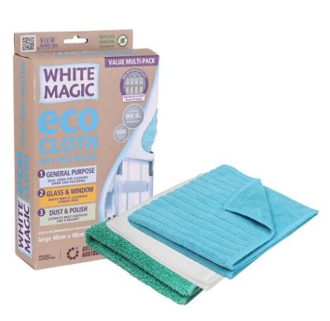 White Magic Eco Cloth Household Value Pack Cleaning Equipment The Cooks Kitchen Mandurah 