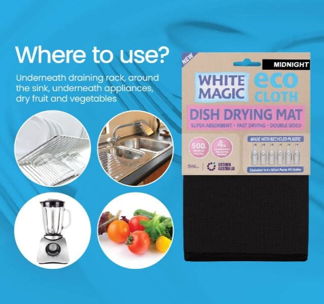 White Magic Tea Towel 3 Pack - Hampton Tea Towels The Cooks Kitchen 