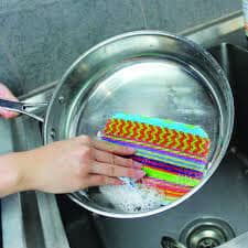 White Magic Scrubtastic Flat Pot Scrubber Cleaning Equipment The Cooks Kitchen Mandurah 