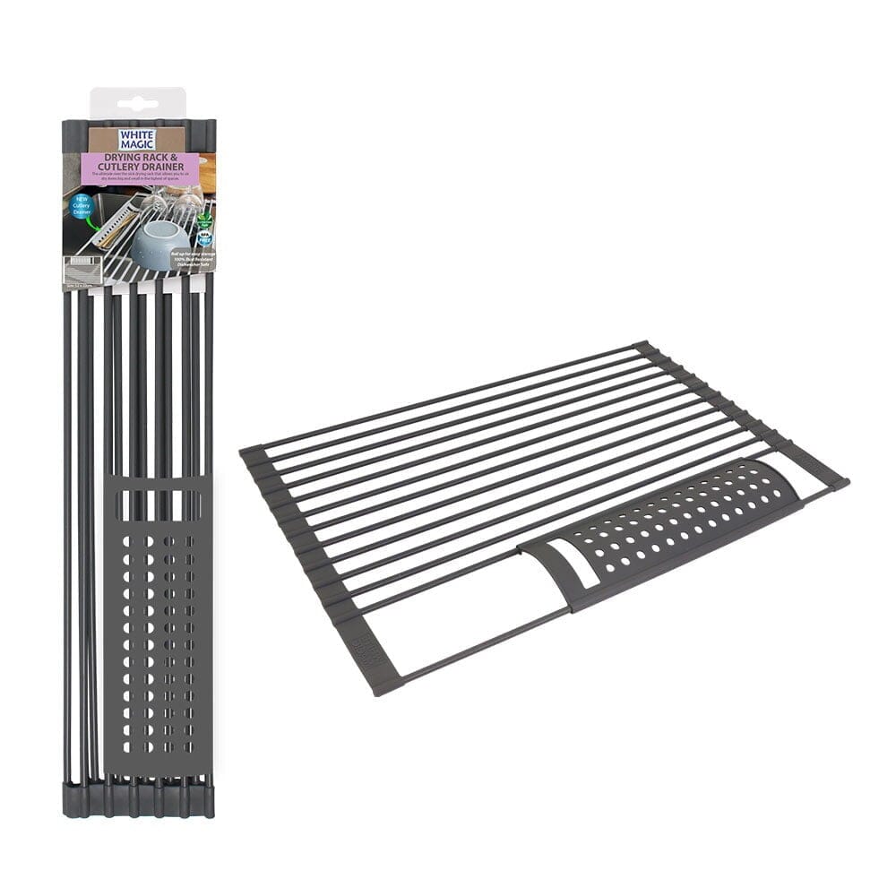 White Magic Drying Rack & Cutlery Drainer Cleaning Equipment The Cooks Kitchen Mandurah 