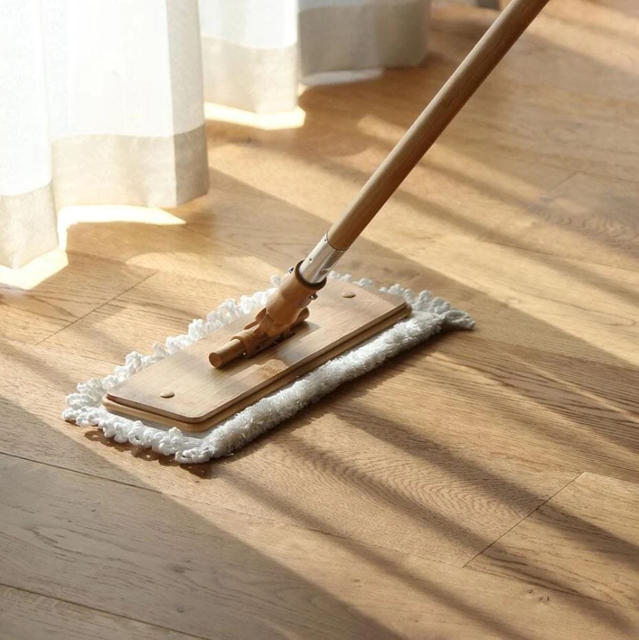 White Magic Eco Basics Bamboo Wet & Dry Mop Cleaning Equipment The Cooks Kitchen 