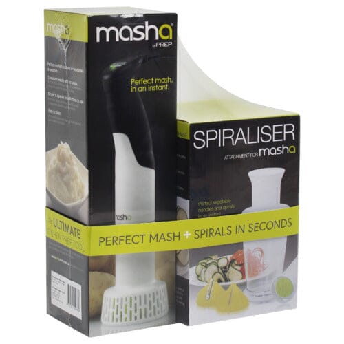 Masha By Prep With Bonus Spiraliser Slicers - Choppers, Mincers & Mashers The Cooks Kitchen 