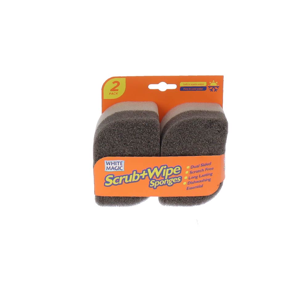 White Magic Scrub & Wipe Sponges