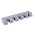 White Magic Broom Holder - Large Kitchen Cupboard Storage The Cooks Kitchen 