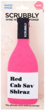 White Magic Scrubbly Wine Washing Sponge - Red, Cab Sav, Shiraz Cleaning Equipment The Cooks Kitchen 