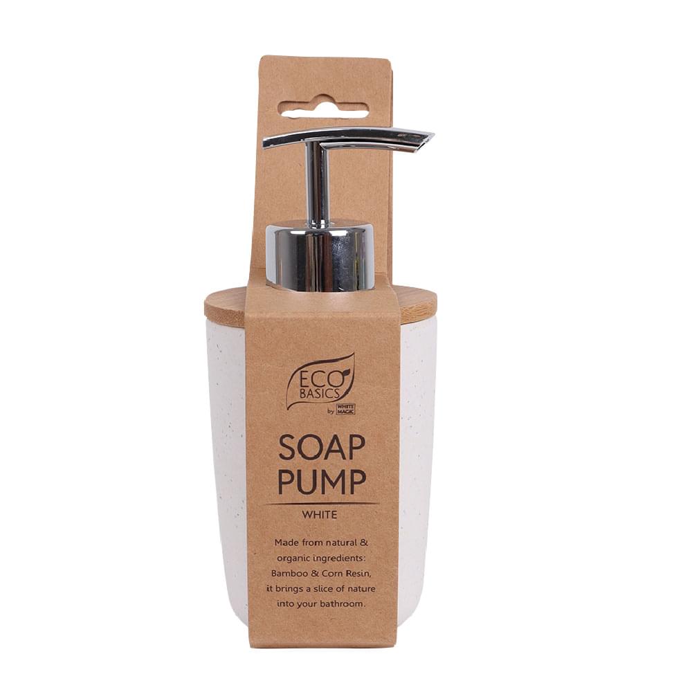 White Magic Eco Basics Soap Pump Charcoal