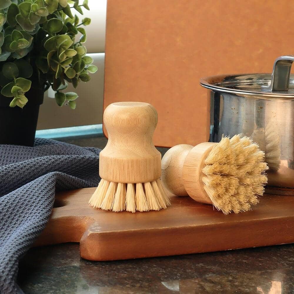 Eco Basics Plastic Free Pot Brush Brushes The Cooks Kitchen 