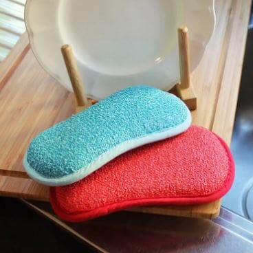 Washing Up Pad 3 Pack - Citrus Cleaning Cloths The Cooks Kitchen 