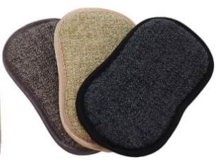 Washing Up Pad 3 Pack - Neutral Cleaning Cloths The Cooks Kitchen 