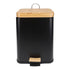 Eco Basics Rubbish Bin Square 6l - Black Rubbish Bins The Cooks Kitchen 