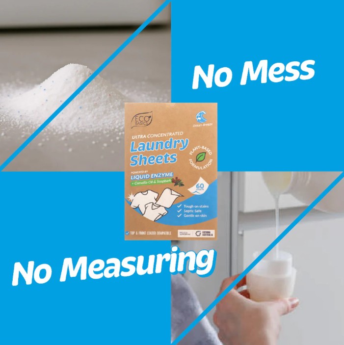 Eco Basics Laundry Sheets - Ocean Breeze